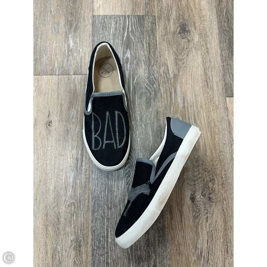 Shoes Flats By Innkas In Black & Grey, Size: 7.5