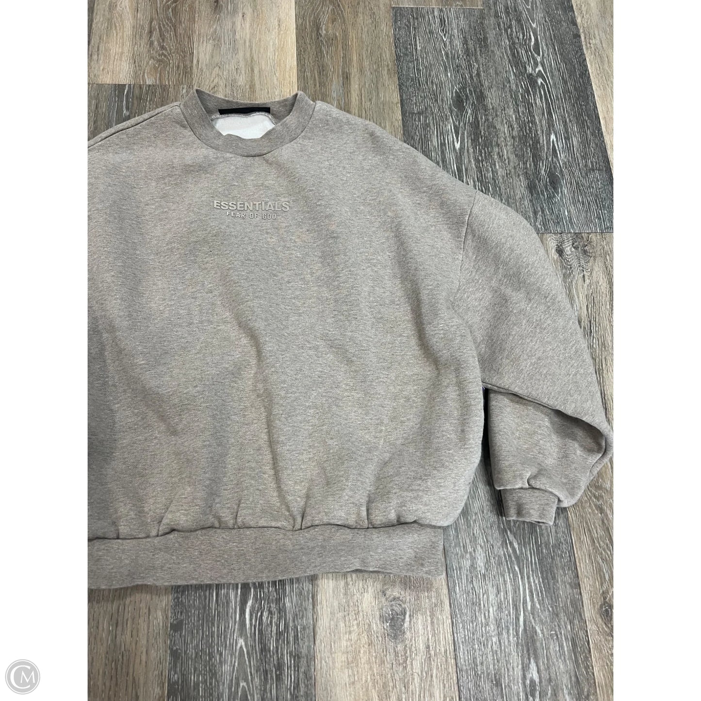 Sweatshirt Crewneck By ESSENTIALS In Beige, Size: S