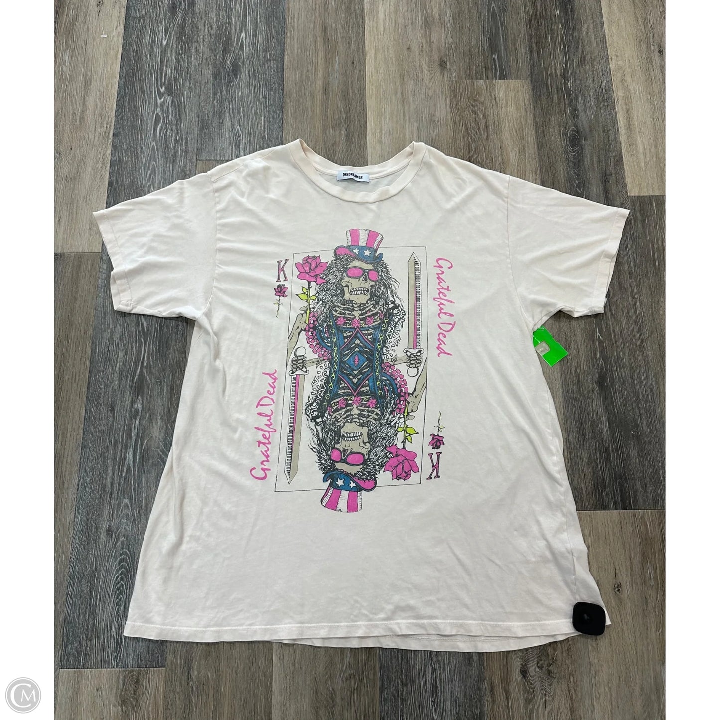 Top Short Sleeve By Daydreamer In Cream, Size: L