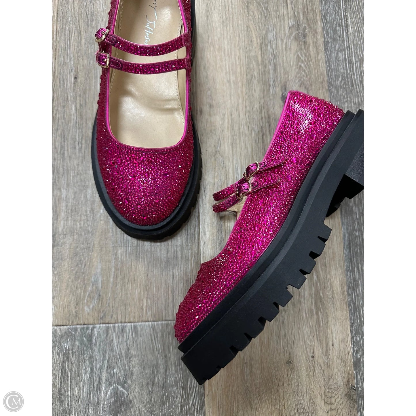 Shoes Heels Platform By Betsey Johnson In Pink, Size: 8