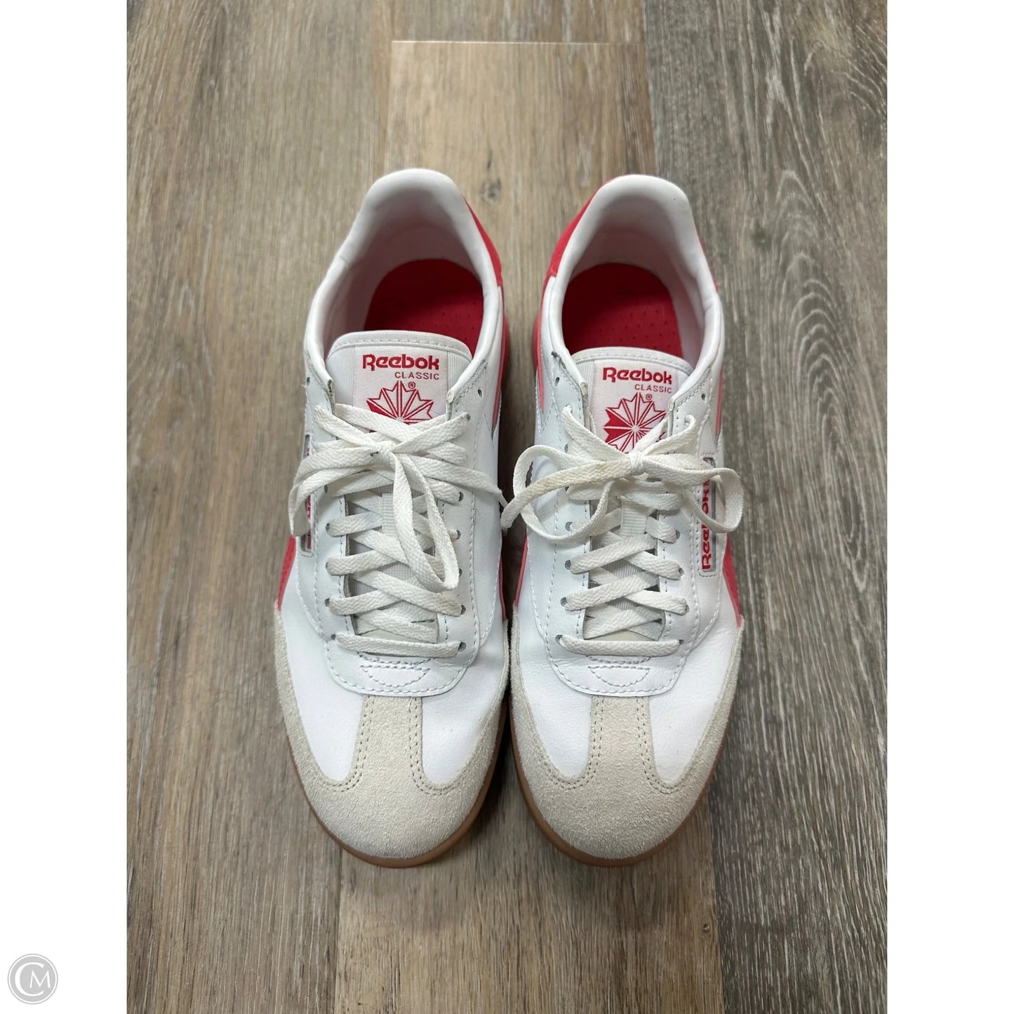 Shoes Sneakers By Reebok In Pink & White, Size: 7