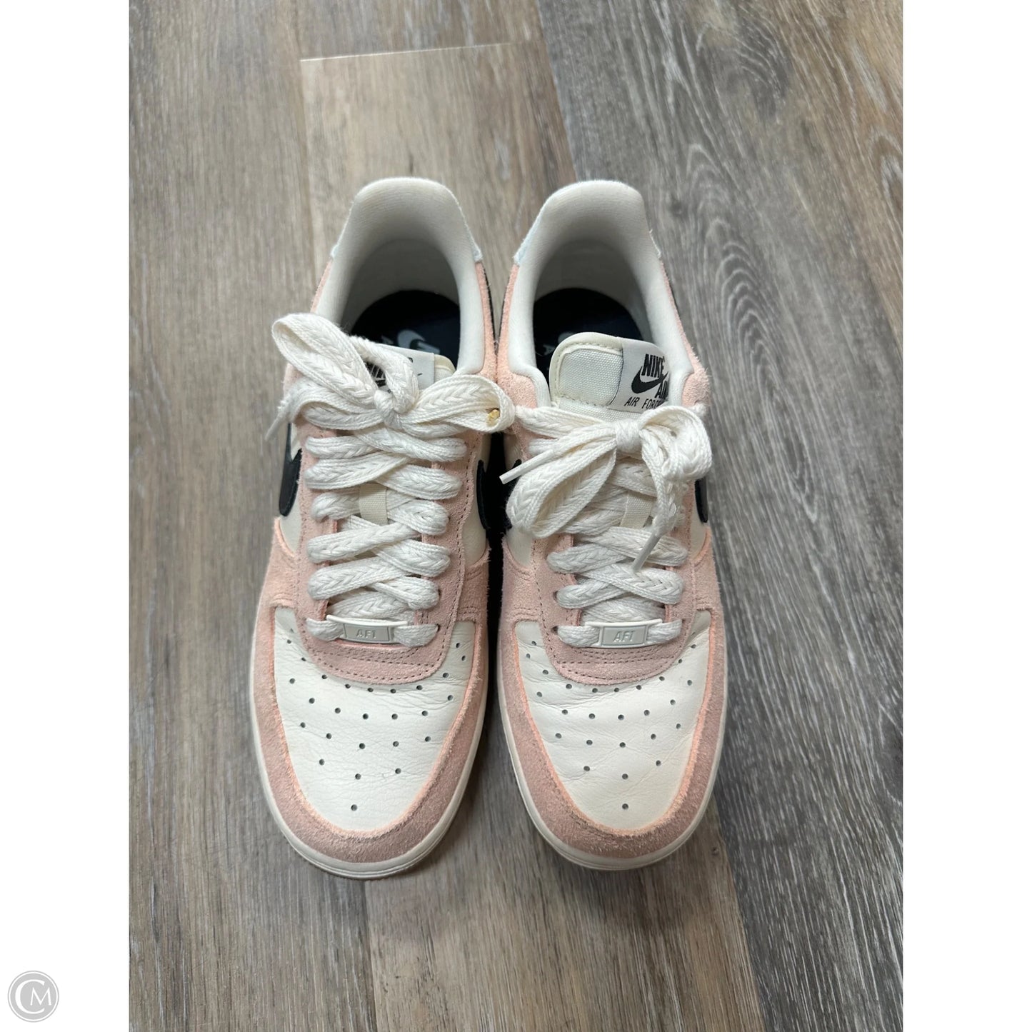 Shoes Sneakers By Nike In Pink & White, Size: 7.5