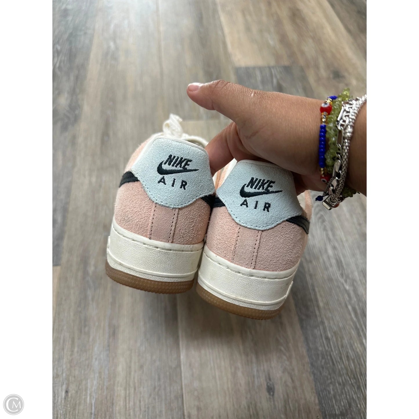 Shoes Sneakers By Nike In Pink & White, Size: 7.5