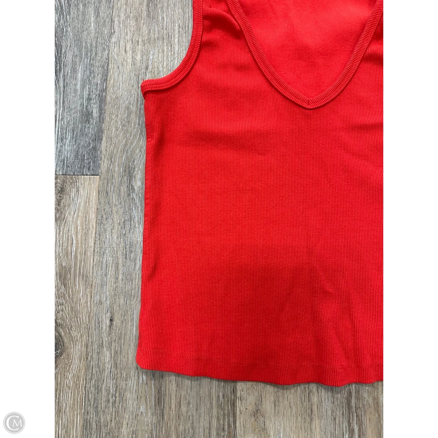 -Tank Top By Perfectwhitetee In Red, Size: M