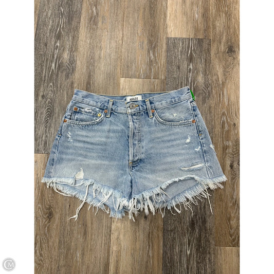 -Shorts By Agolde In Blue Denim, Size: 4