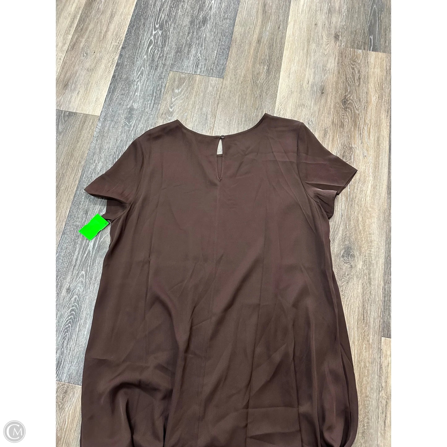 Dress Casual Maxi By Quince In Brown, Size: M