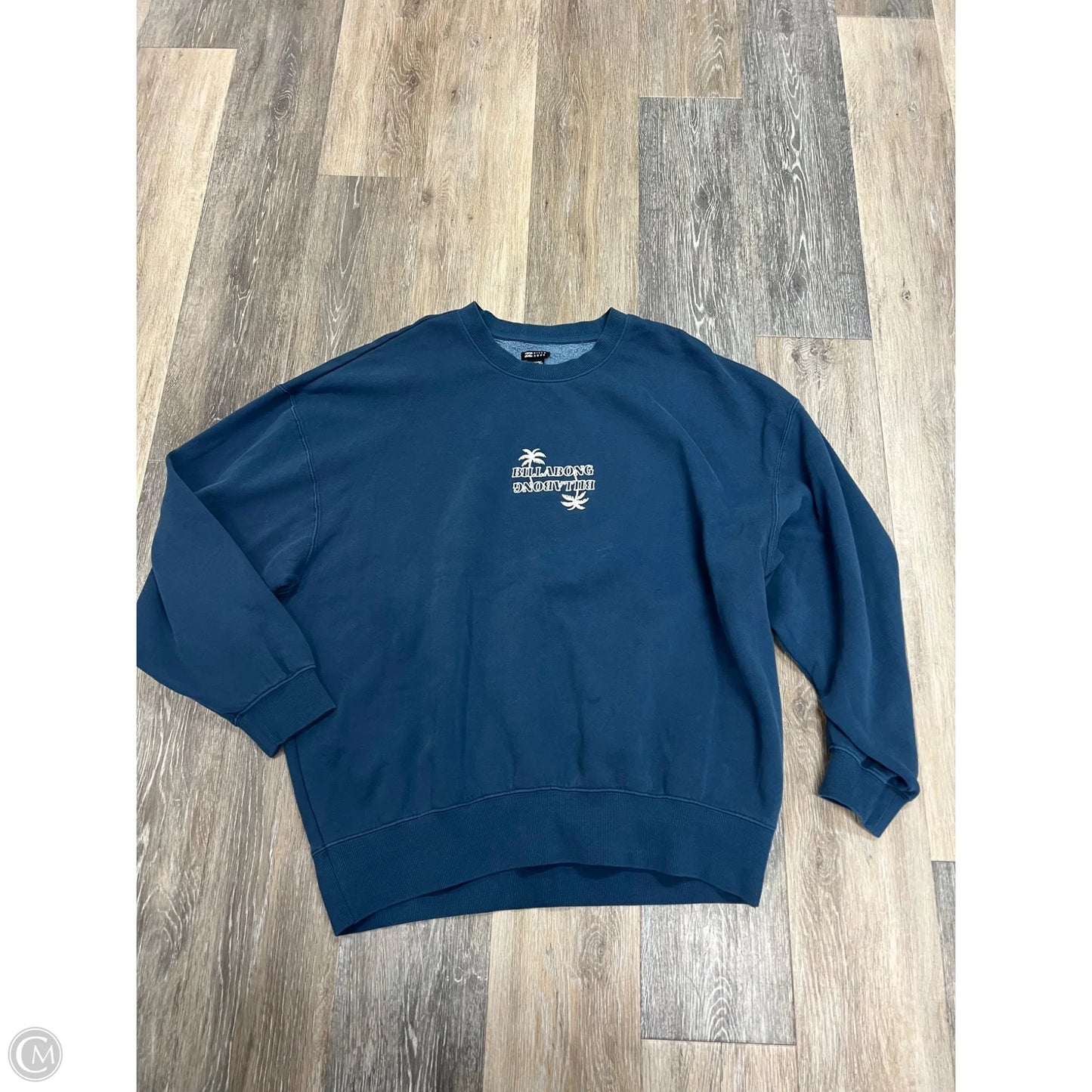 Sweatshirt Crewneck By Billabong In Blue, Size: Xl