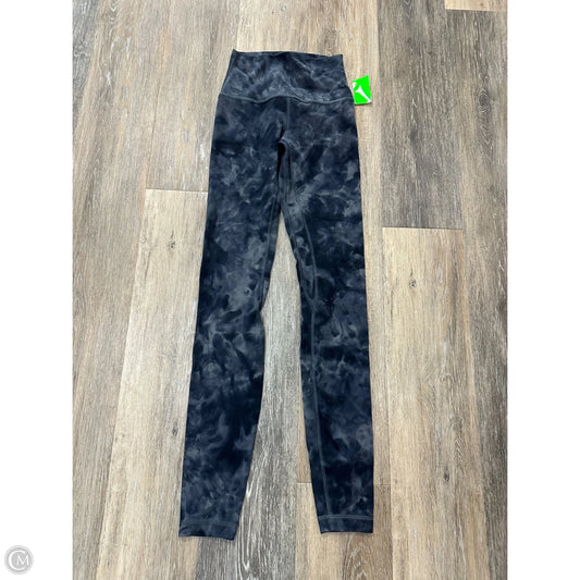 Athletic Leggings By Lululemon In Black & Grey, Size: 2