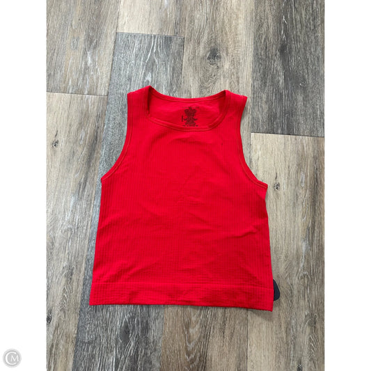 Tank Top By Anthropologie In Red, Size: S
