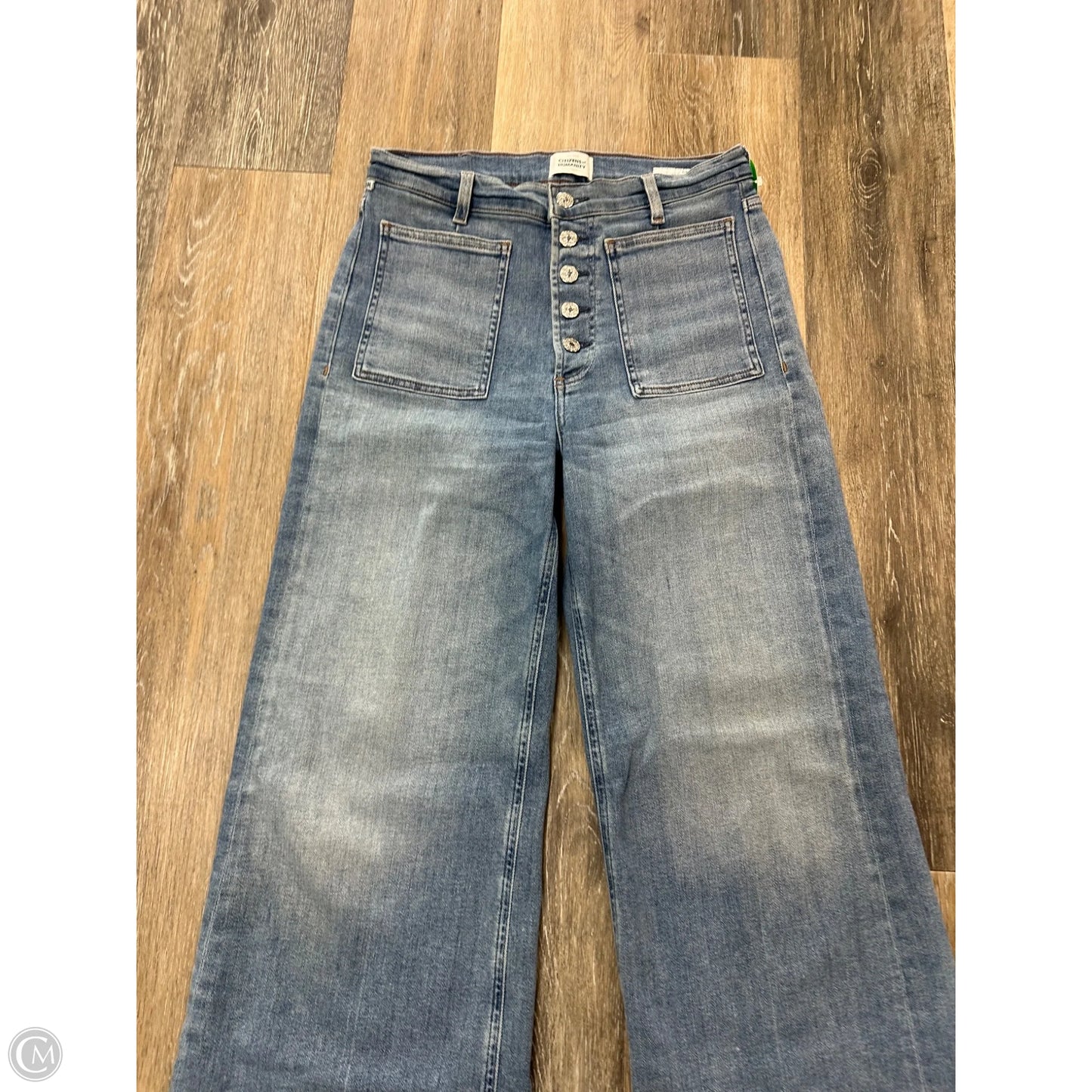 Jeans Wide Leg By Citizens Of Humanity In Blue Denim, Size: 4