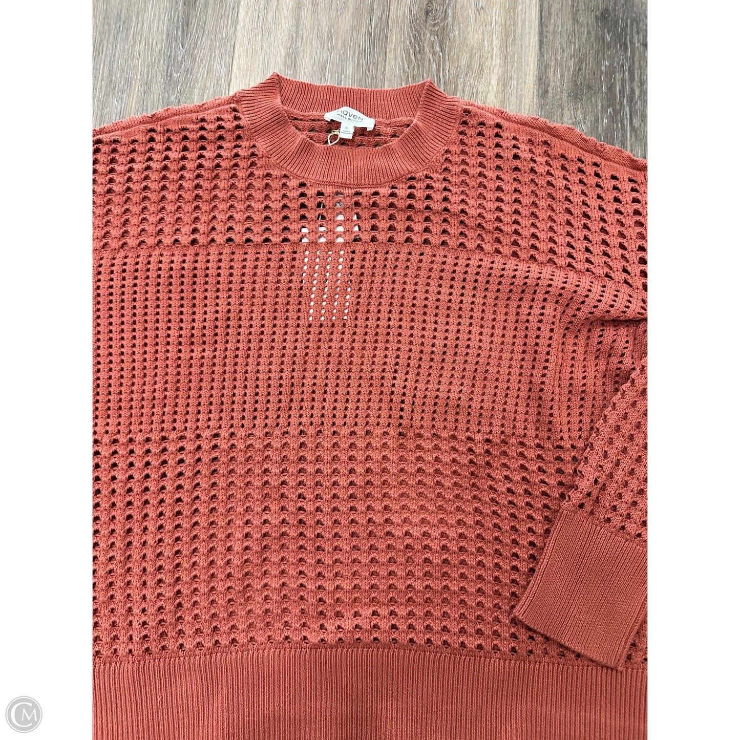 Sweater By Haven In Orange, Size: Xl