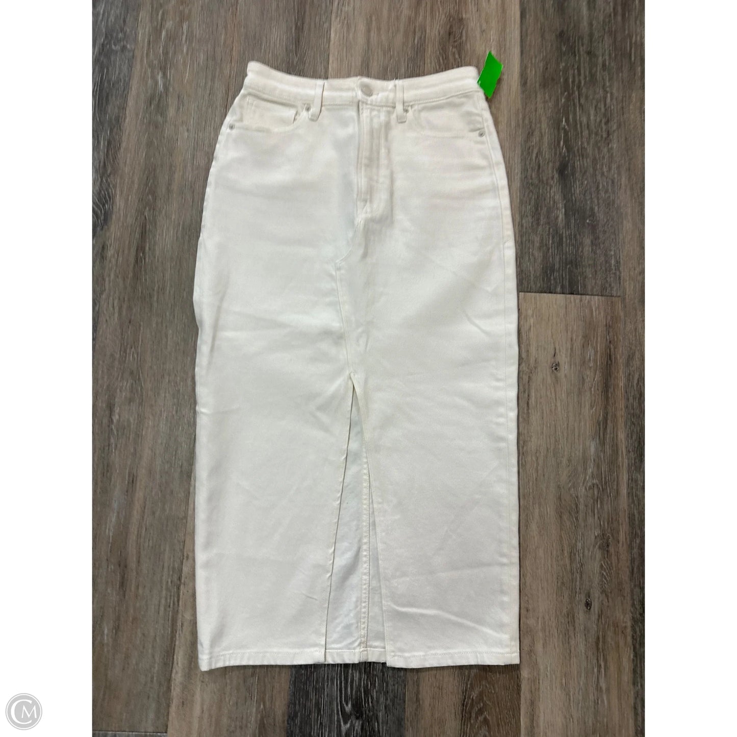 Skirt Maxi By Good American In Cream, Size: 6