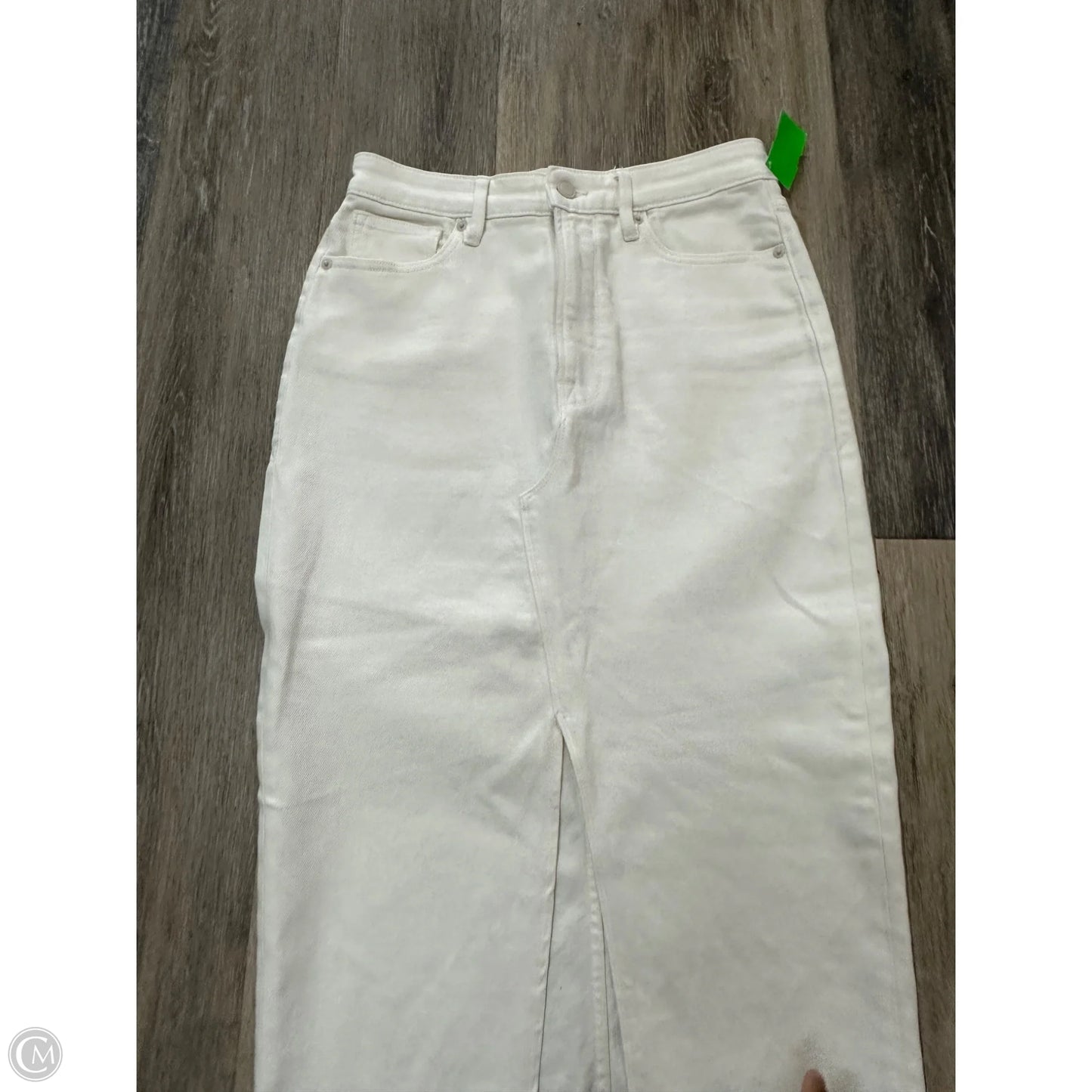 Skirt Maxi By Good American In Cream, Size: 6