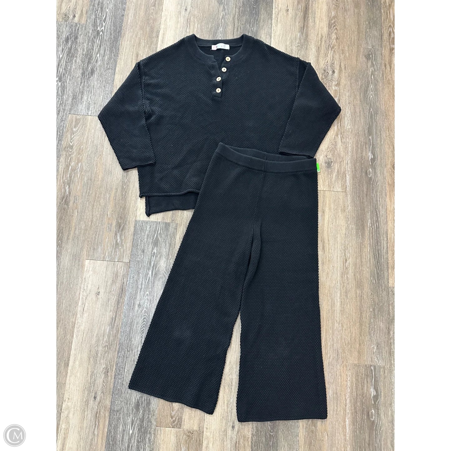 Sweater 2pc By Free People In Black, Size: M