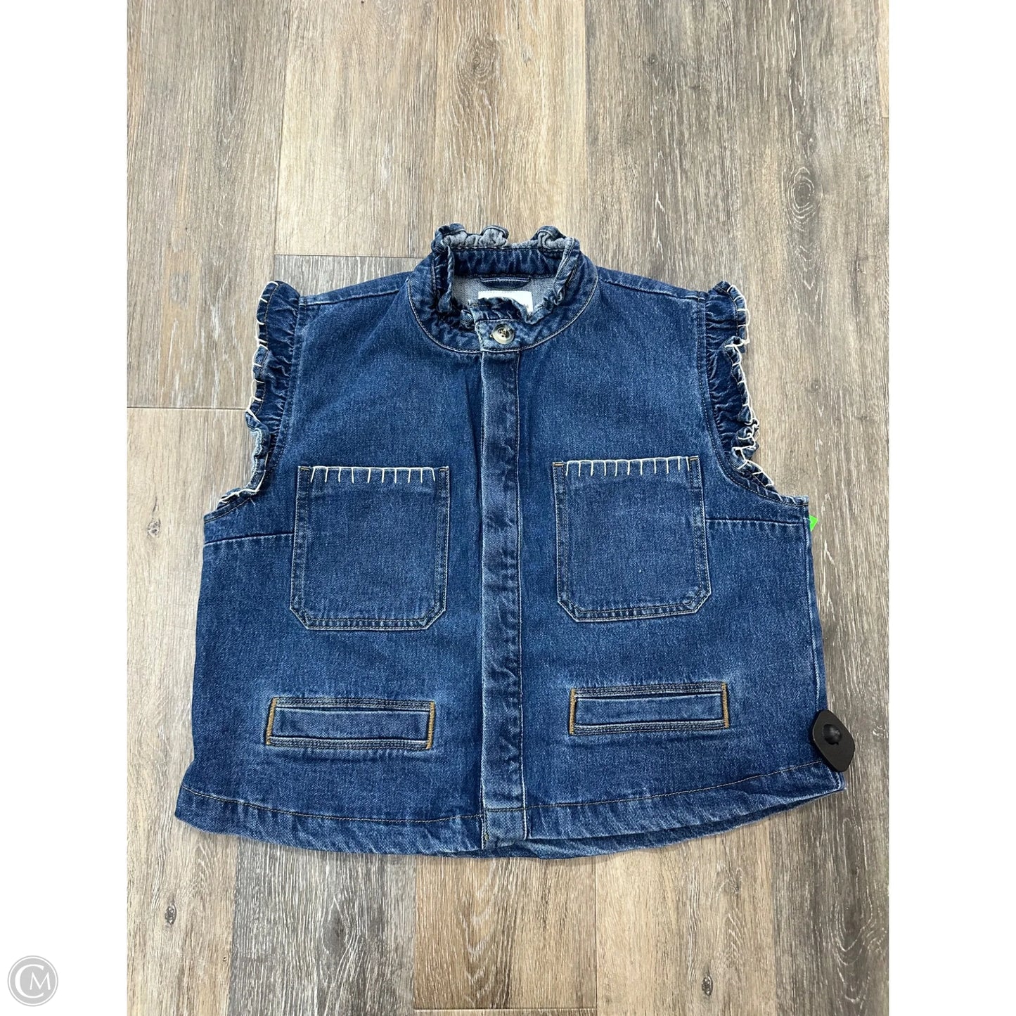 Vest Other By Seventy + Mochi In Blue Denim, Size: M