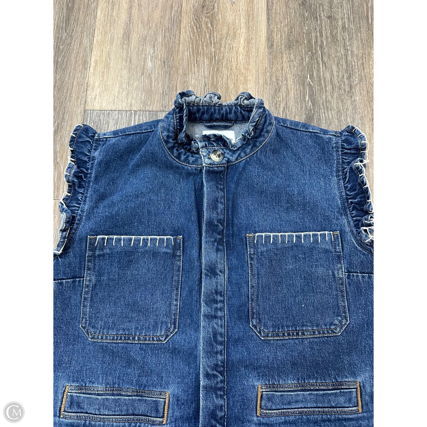 Vest Other By Seventy + Mochi In Blue Denim, Size: M