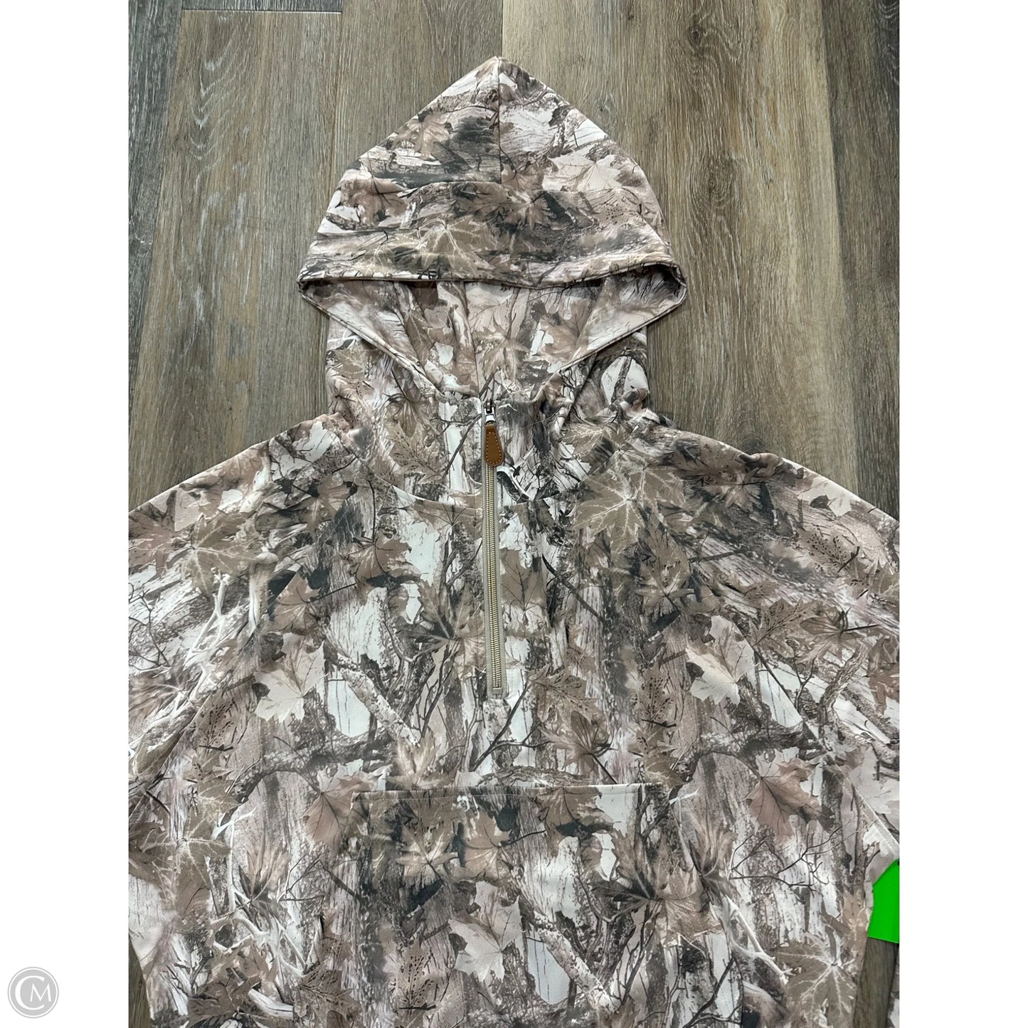 Sweatshirt Hoodie By Birdie In Camouflage Print, Size: S