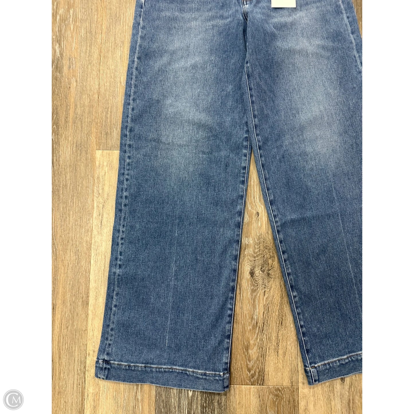 Jeans Wide Leg By Flying Monkey In Blue Denim, Size: 12