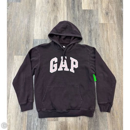 Sweatshirt Hoodie By Gap In Brown, Size: S