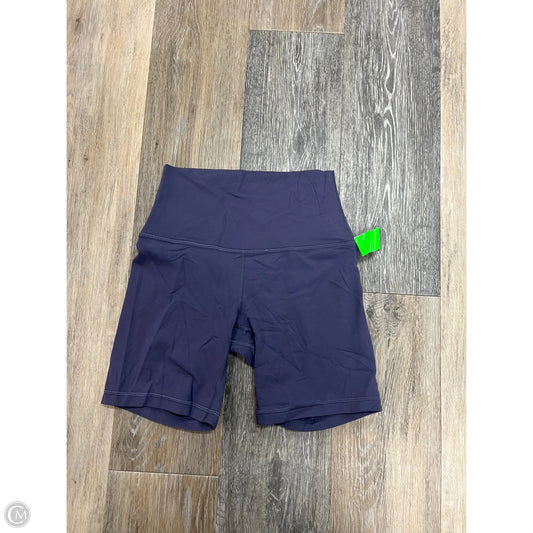 Athletic Shorts By Lululemon In Purple, Size: 4