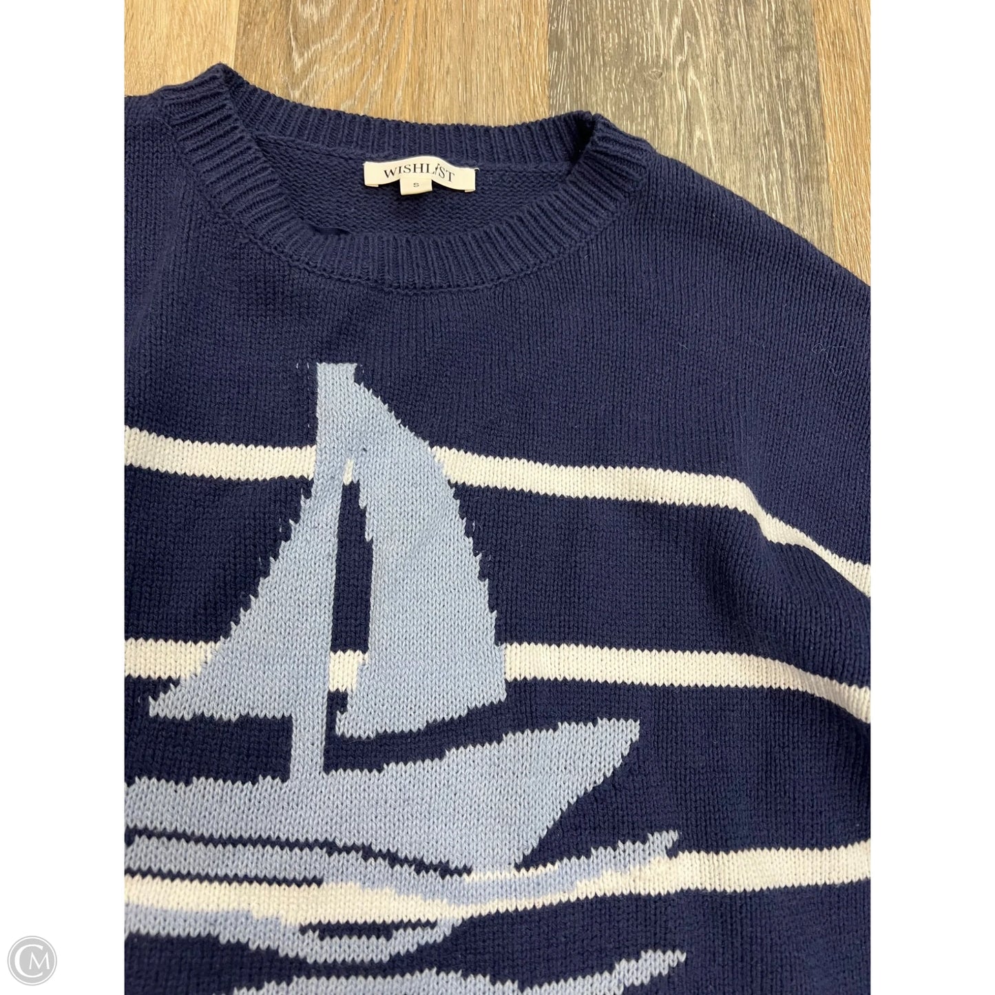 Sweater By Wishlist In Blue, Size: S