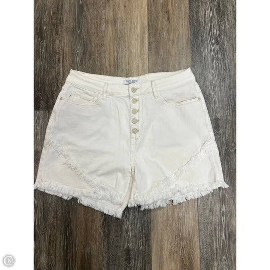 Shorts By Judy Blue In Cream Denim, Size: 1x