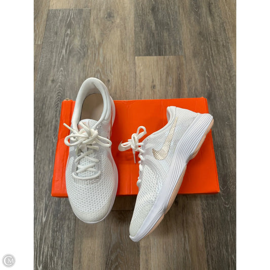 Shoes Athletic By Nike In White, Size: 7.5