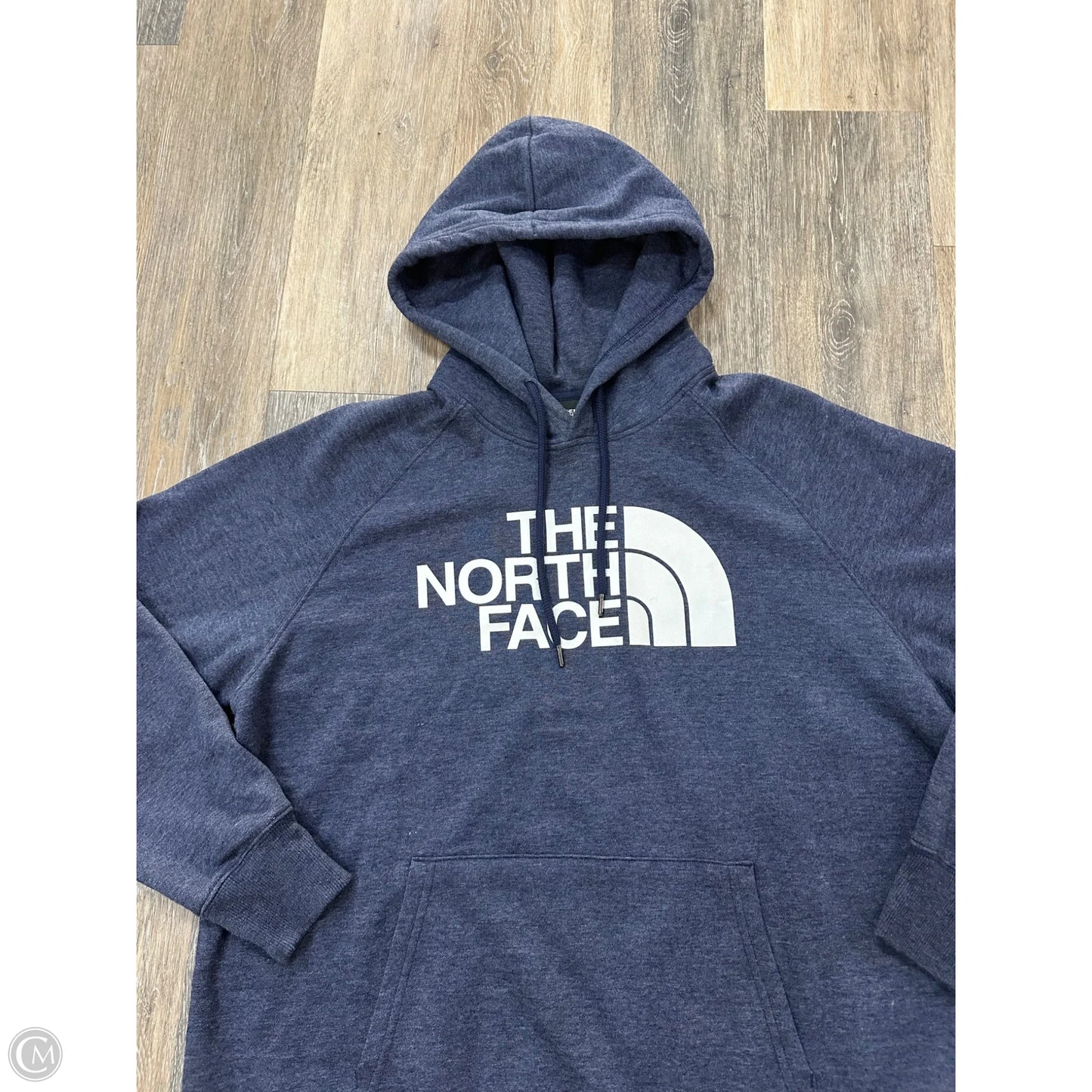 Athletic Sweatshirt Hoodie By The North Face In Blue, Size: Xl