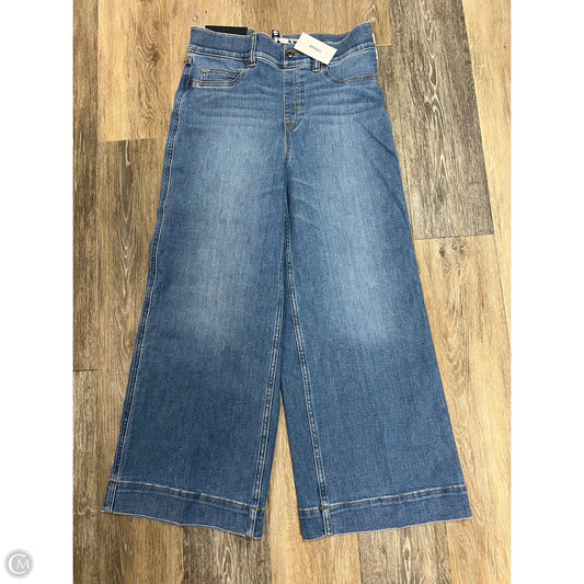 Jeans Wide Leg By Spanx In Blue Denim, Size: M