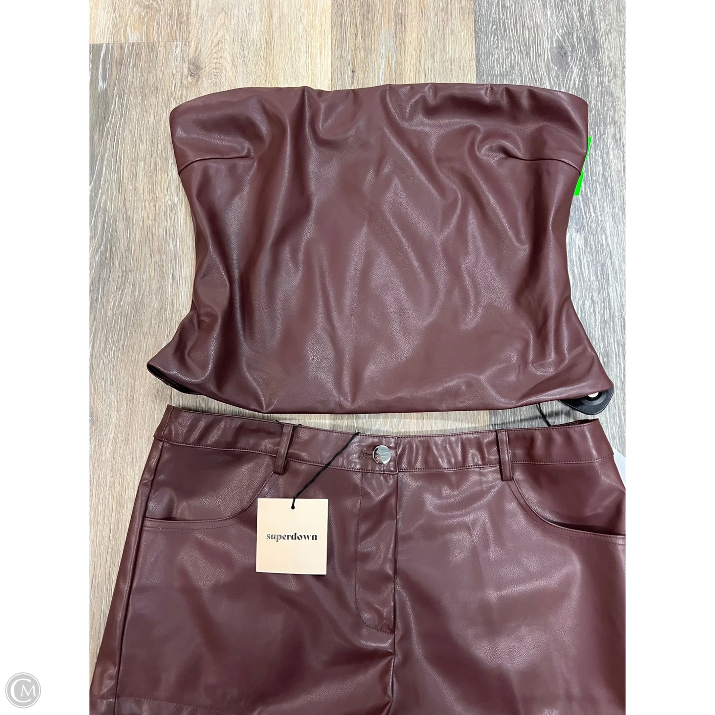 Shorts Set By Superdown In Brown, Size: L