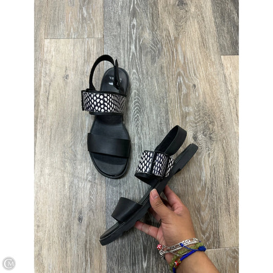 Sandals Flats By Sorel In Black, Size: 8.5