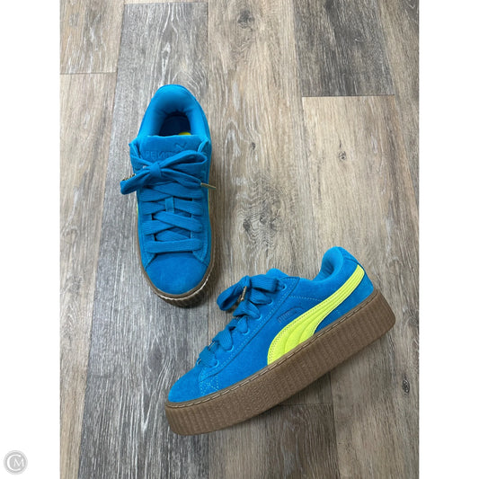 Shoes Sneakers By Puma In Blue, Size: 8