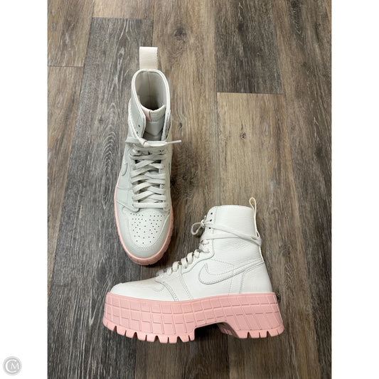 Boots Combat By Nike In Pink & White, Size: 7.5