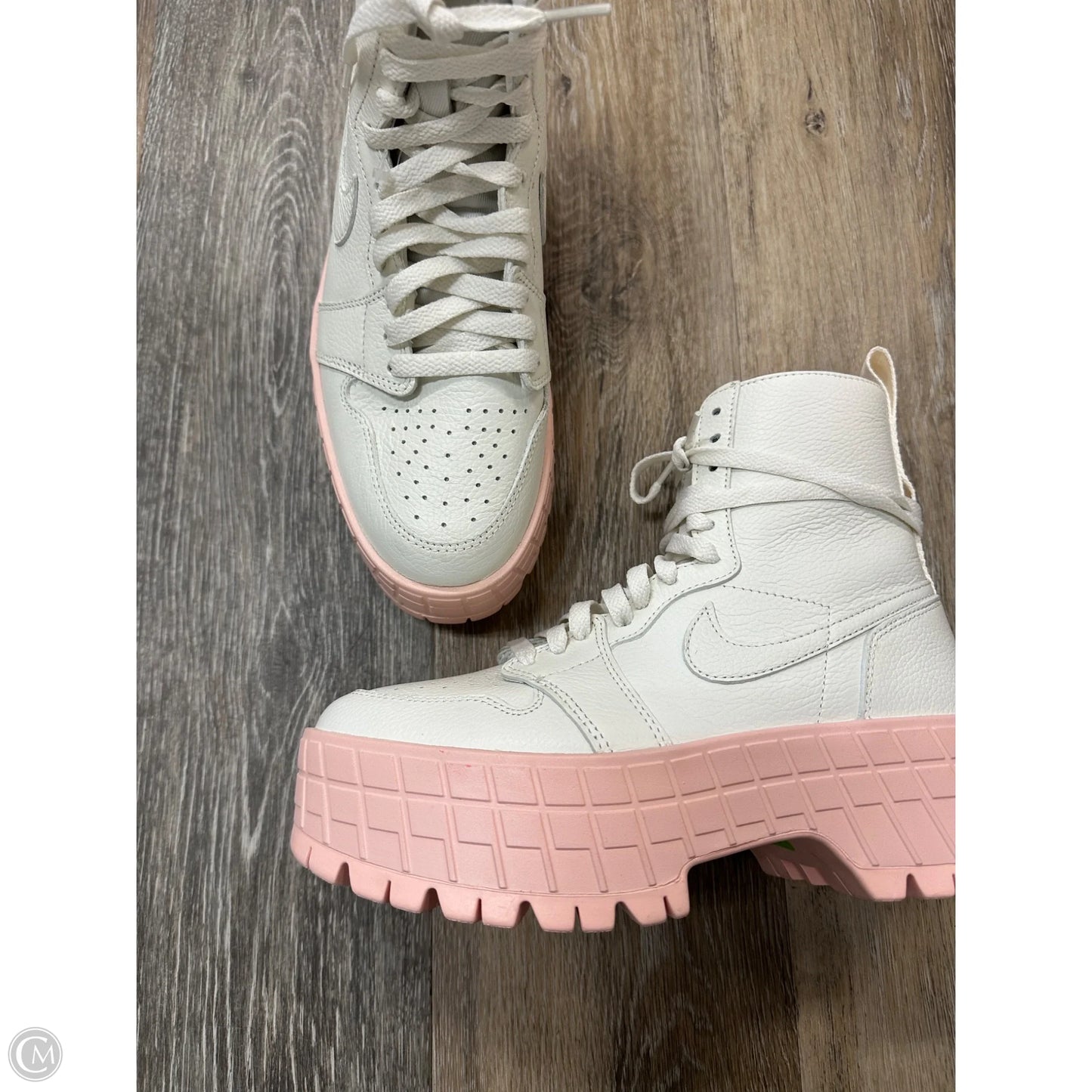 Boots Combat By Nike In Pink & White, Size: 7.5