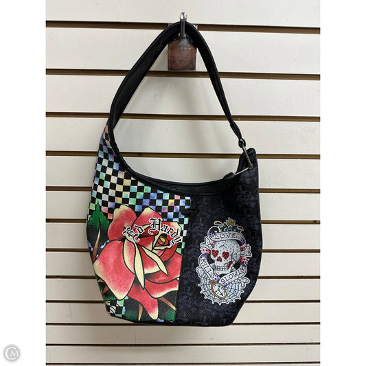 Handbag By Ed Hardy, Size: Large