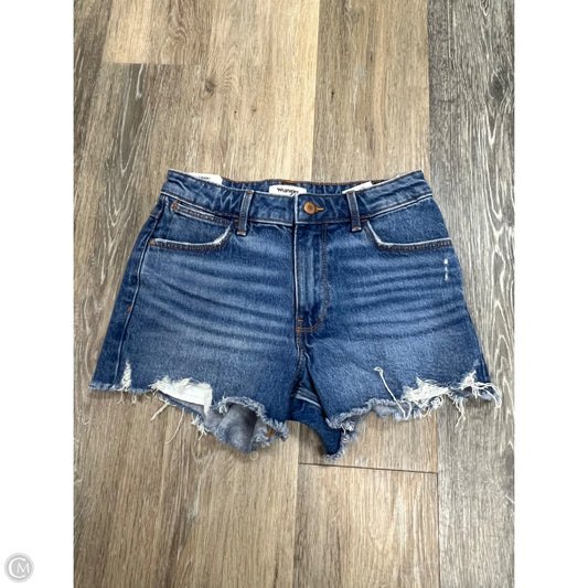 Shorts By Wrangler In Blue Denim, Size: 0/24