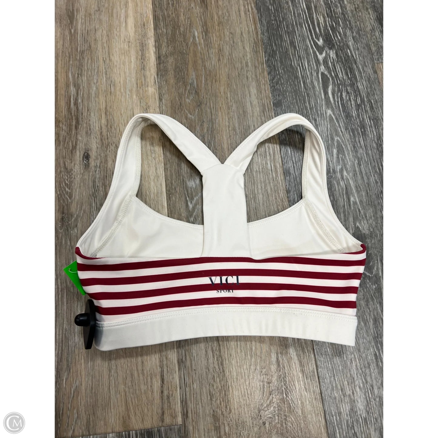 Athletic Bra By Vici In Striped Pattern, Size: Xs