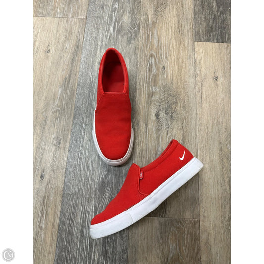 Shoes Sneakers By Nike In Red, Size: 7.5