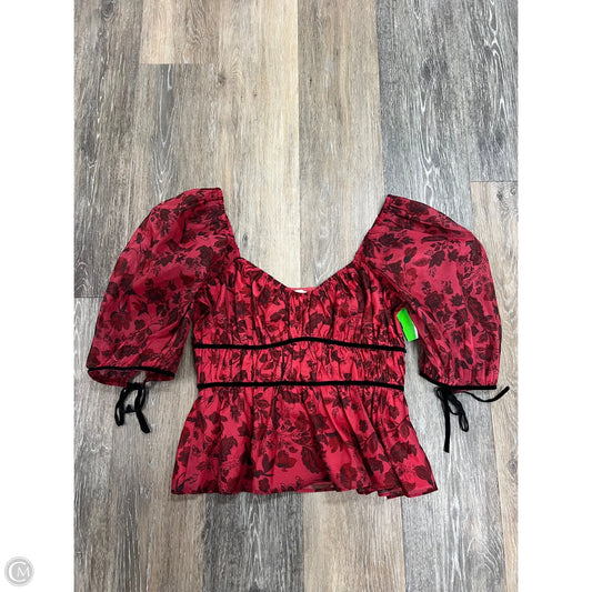 Blouse Long Sleeve By Dee Elly In Floral Print, Size: S