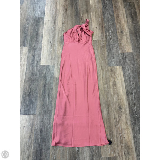 -Dress Party Long By Billy J In Pink, Size: 8