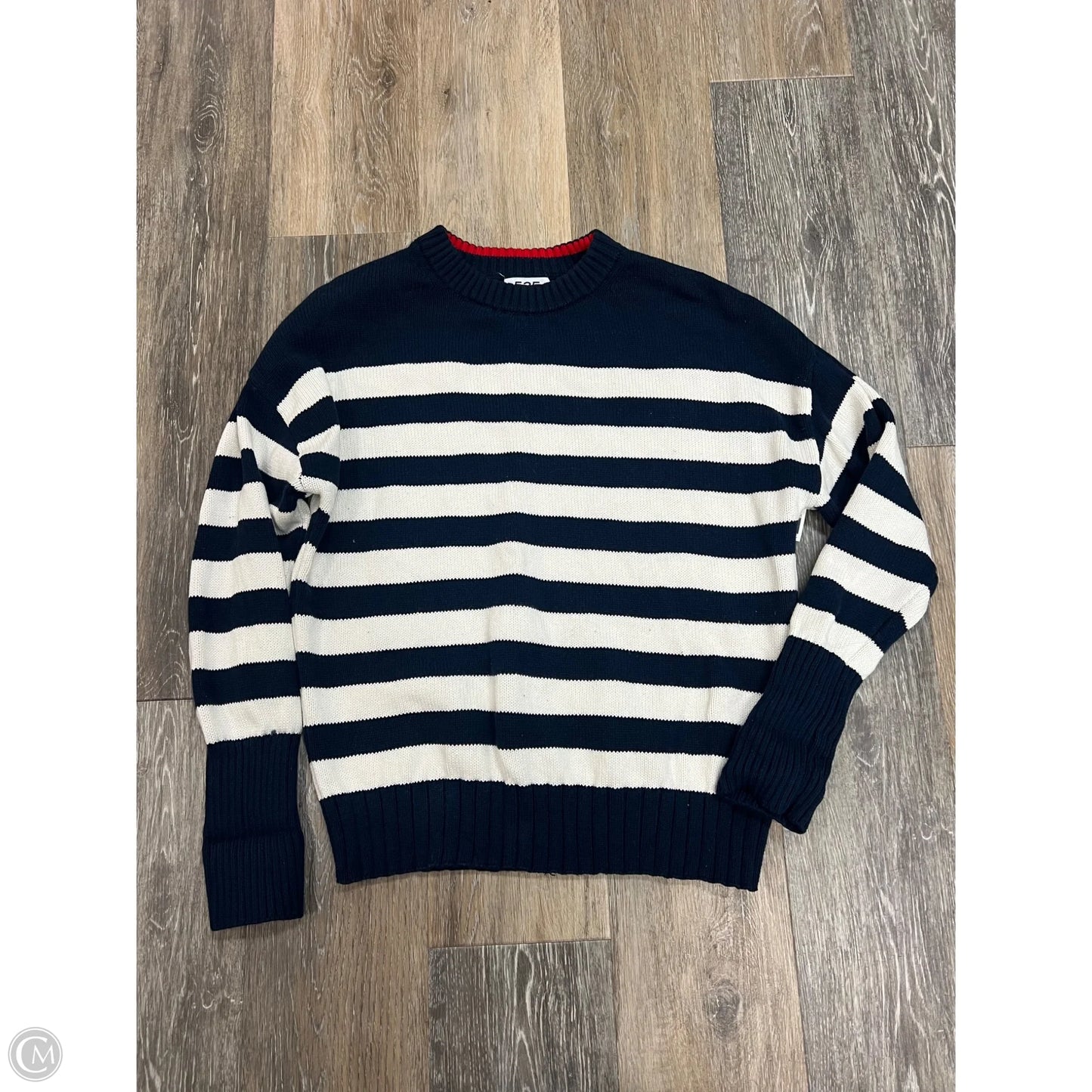 Sweater By 525 In Striped Pattern, Size: S