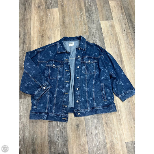 Jacket Denim By Old Navy In Blue Denim, Size: Xxl