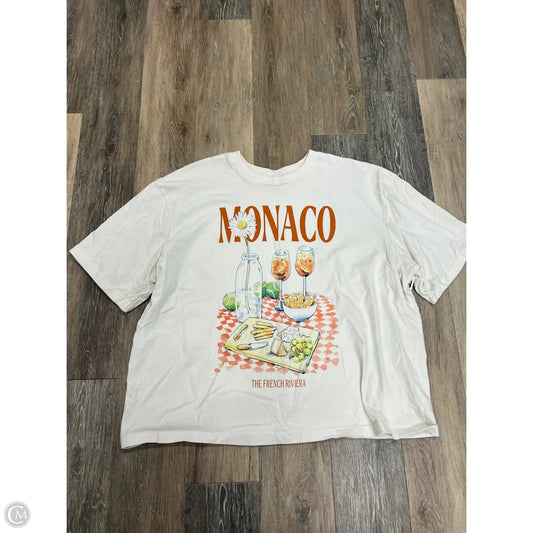 Top Short Sleeve By Old Navy In Multi-colored, Size: Xxl