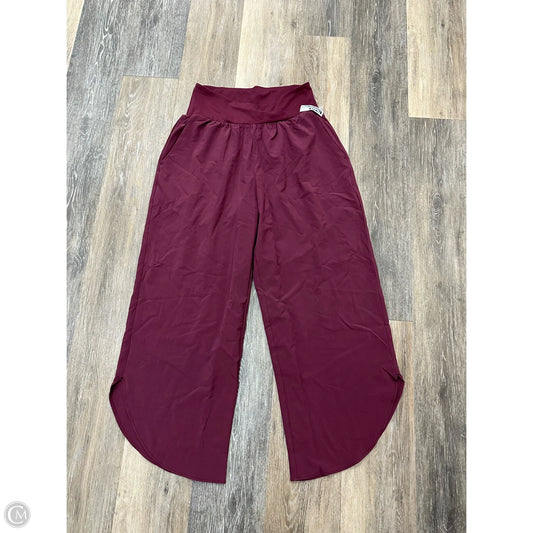 Athletic Pants By Halara In Maroon, Size: S