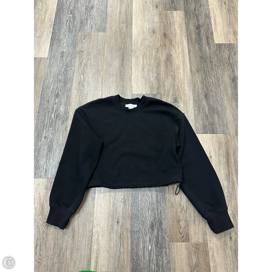 Athletic Sweatshirt Crewneck By Supesu In Black, Size: S