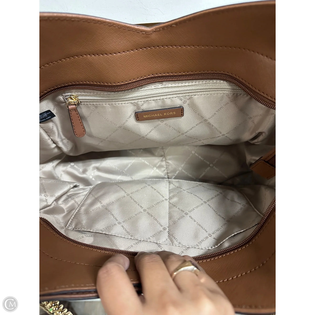 Handbag Designer By Michael Kors, Size: Large