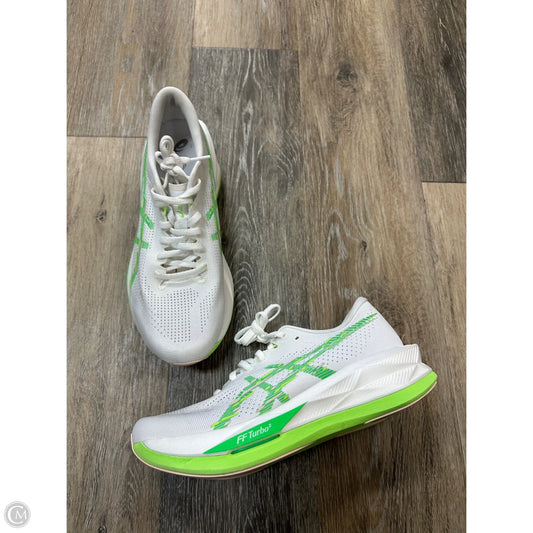 Shoes Athletic By Asics In Green & White, Size: 9