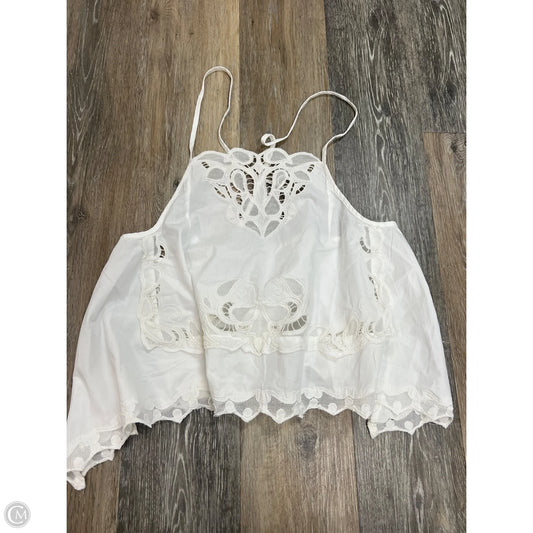 Tank Top By Free People In White, Size: M