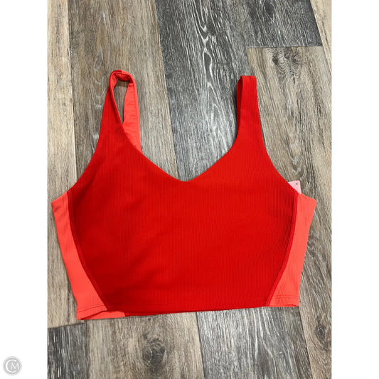Athletic Bra By Glyder In Red, Size: M