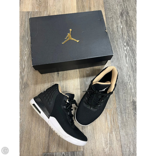 Shoes Luxury Designer By Jordan In Black, Size: 7 (Youth 5.5)